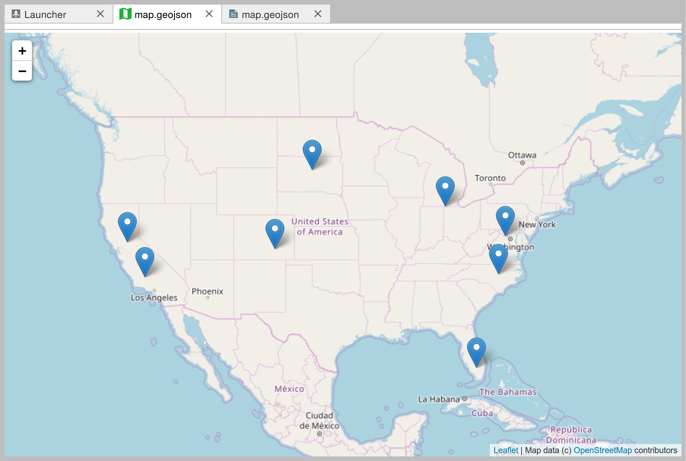 Viewing a GeoJSON file